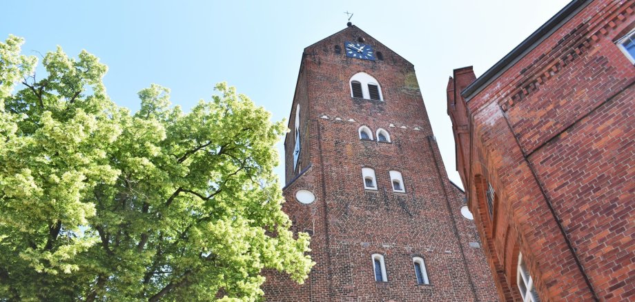 Die St. Georgen Kirche in der Kreisstadt Parchim. 