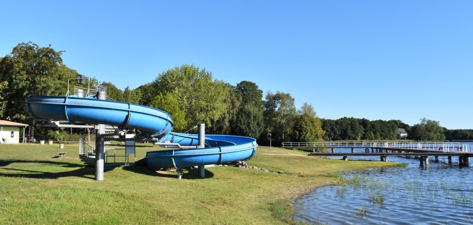 Das Schwimmbad am Parchimer Wockersee 