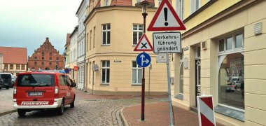 In der Stadt gelten neue Vorfahrtsregeln.