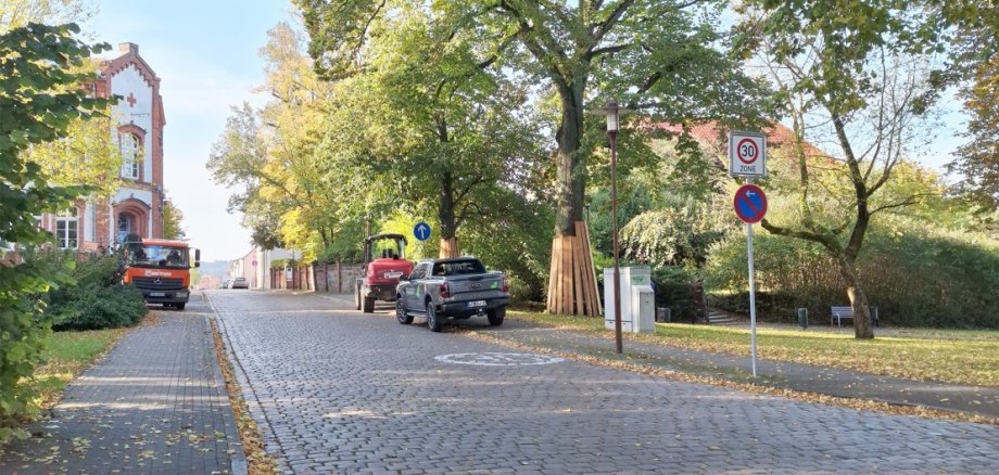 Sperrung der Parchimer Flörkestraße ab 18. Oktober 2024.